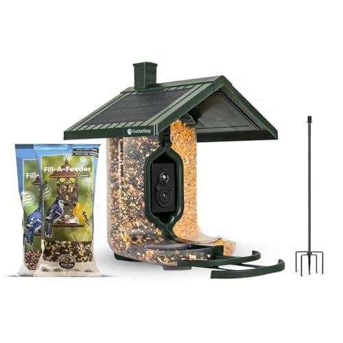 Smart Bird Feeder Pole Stand Compatible for Feathersnap Smart Birdfeeder |...