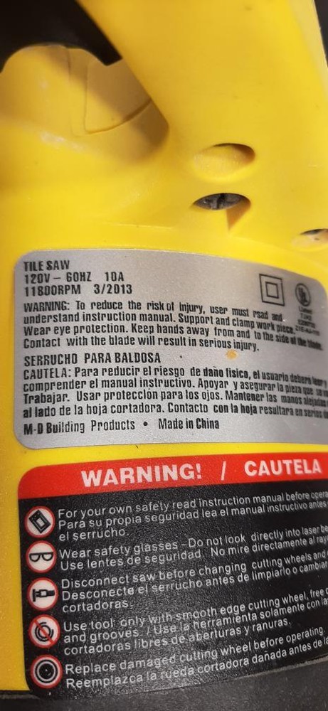 M-D TILE CUTTER (204699-1)