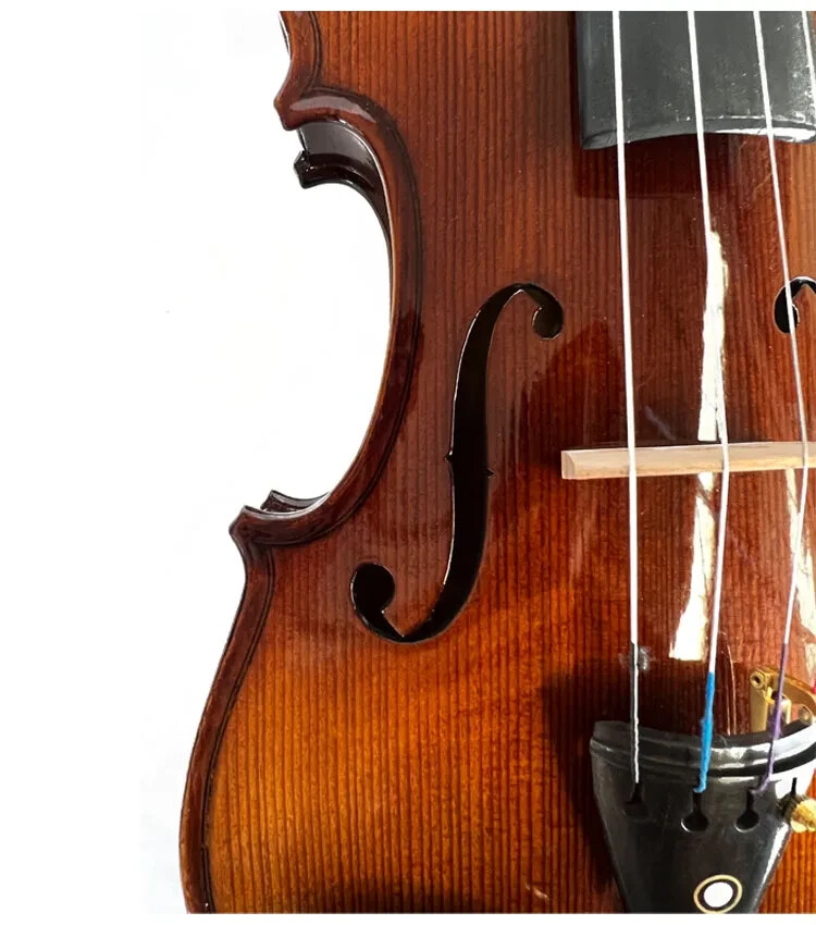 Flame Solid Maple And Spruce Professional Violin instrument 4/4