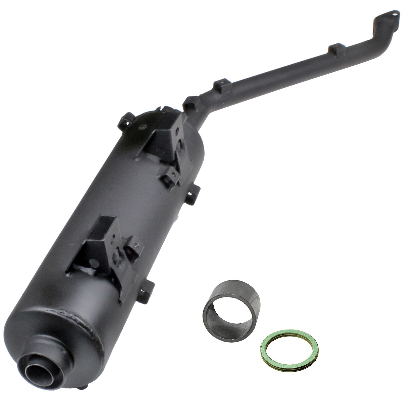 Exhaust Muffler For Kawasaki Brute Force 750 KVF750 4X4 4X4I Carb Injector 06-11