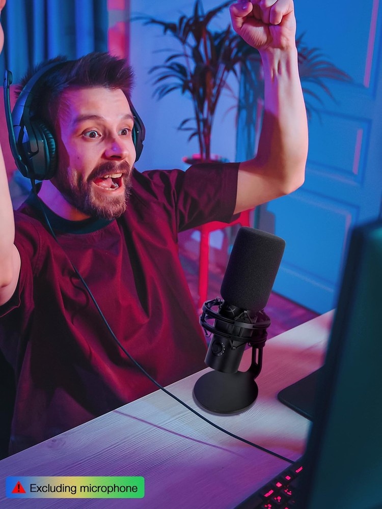 QuadCast 2 Pop Filter Windscreen Compatible with HyperX QuadCast 2 Microphone