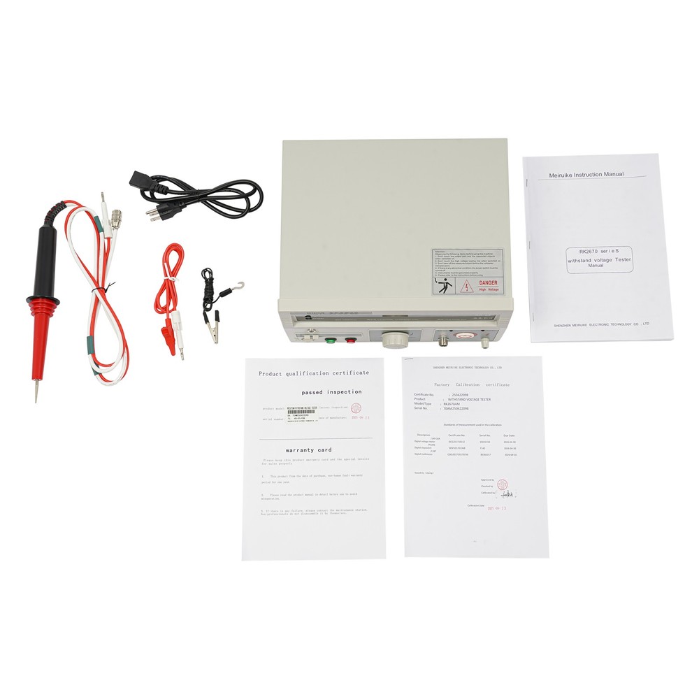 Hi-Pot Tester Insulation Resistance Testing Tool 5KV AC Withstand Tester Current