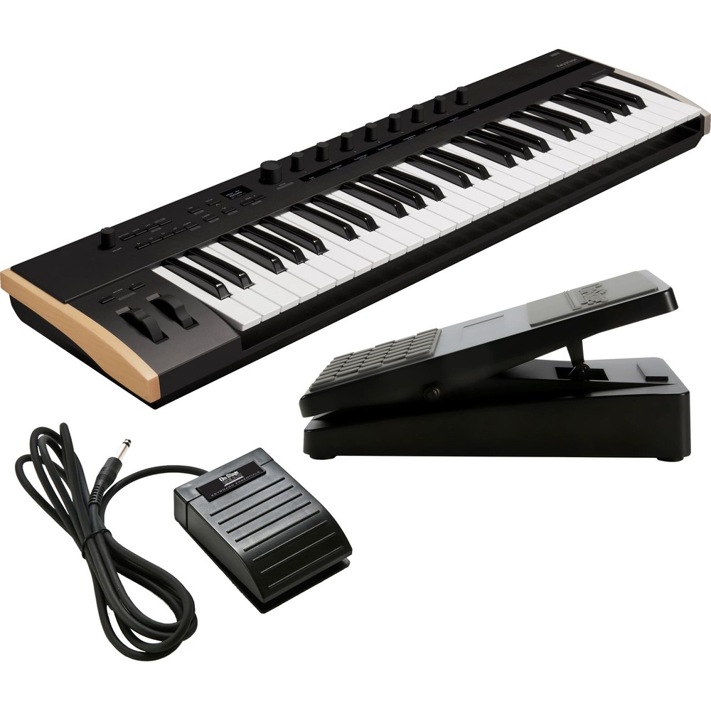 Korg Keystage 49 Poly AT MIDI Keyboard Controller PEDAL KIT