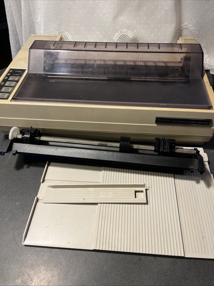 Vintage Tandy DMP 130A Matrix Computer Printer Model 26-1280A Powers On Alert