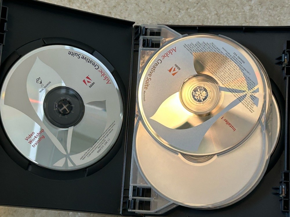 Adobe Creative Suite Premium 2004 w/6-Discs and Serials for Mac