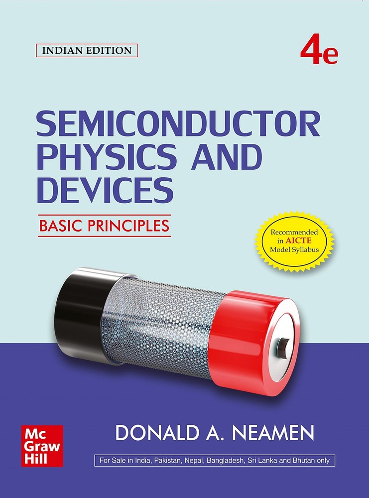 Semiconductor Physics and Devices Basic Principles 4th Editon By Donald A Neamen