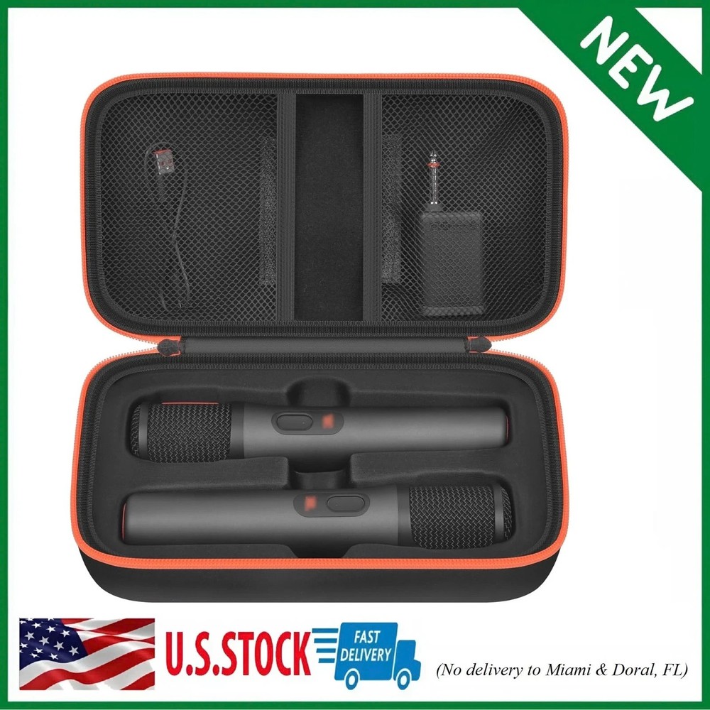 Bluetooth Microphone Wireless Case Compatible with JBL PartyBox Wireless Mic