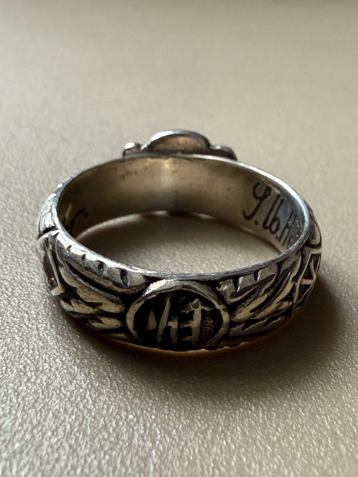 German officer's ring. Wehrmacht, 1936–1945, World War II.