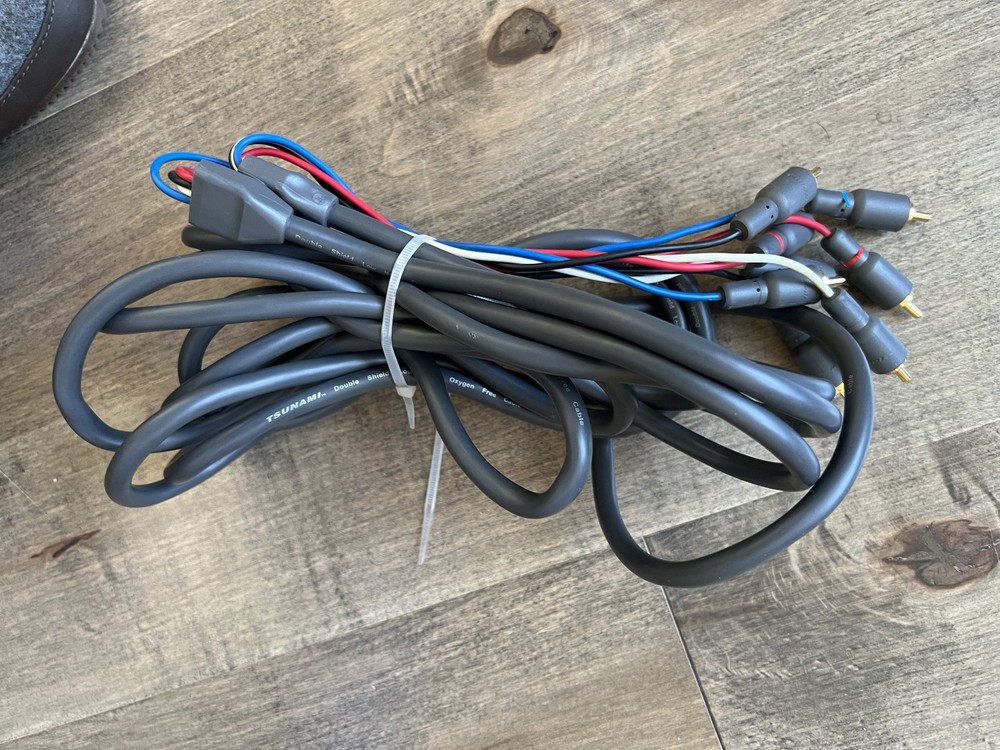 Tsunami RCA Audio Cables 4 Channel-RCA Double Shielded Audio Cables