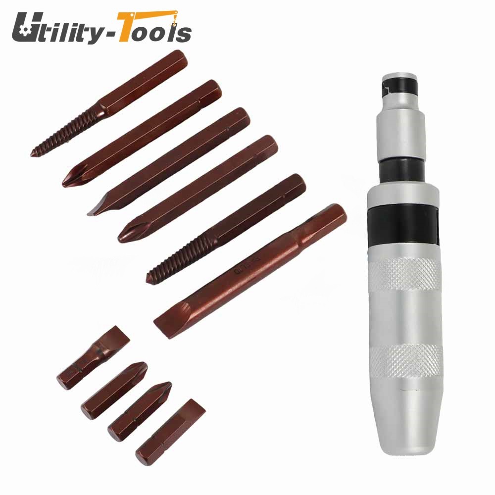 Phillips Hex 12 ×1/2" Heavy Duty Screwdriver Bits Impact Driver Socket Set Screw