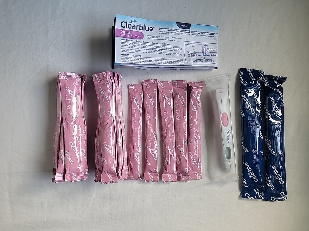 Clearblue ovulation kit- 75 Ovulation and 6 Pregnancy Tests. BUNDLE and SAVE!