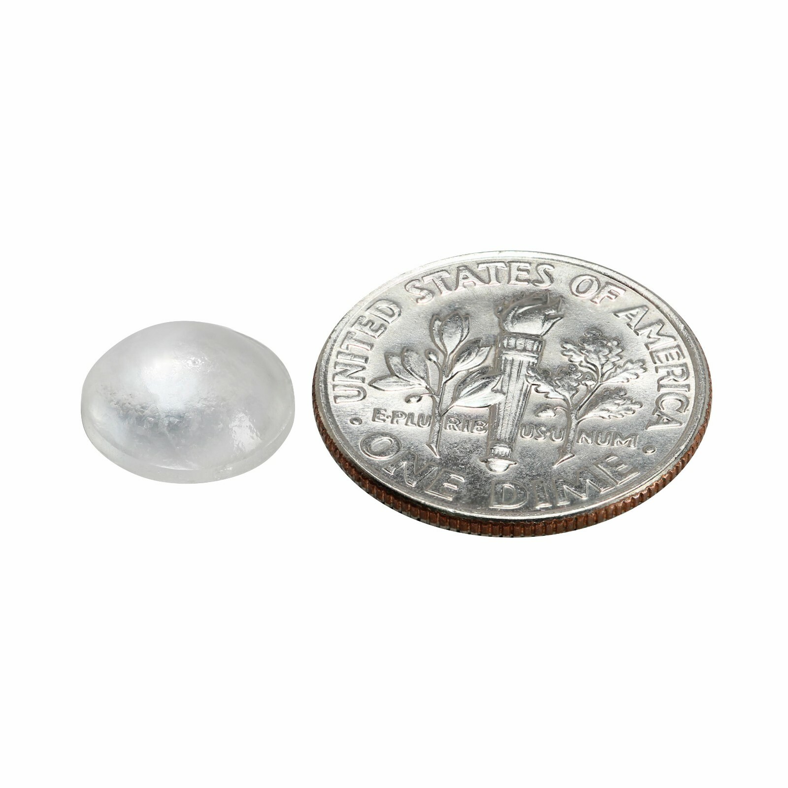 144 Pack Round Small Clear Cabinet & Furniture Bumpers 9.5mm Diameter Made In US