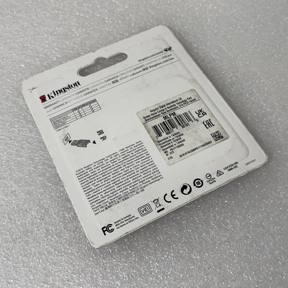 Kingston MobileLite Plus USB 3.2 UHS-II microSD Card Reader (MLPM) New Sealed