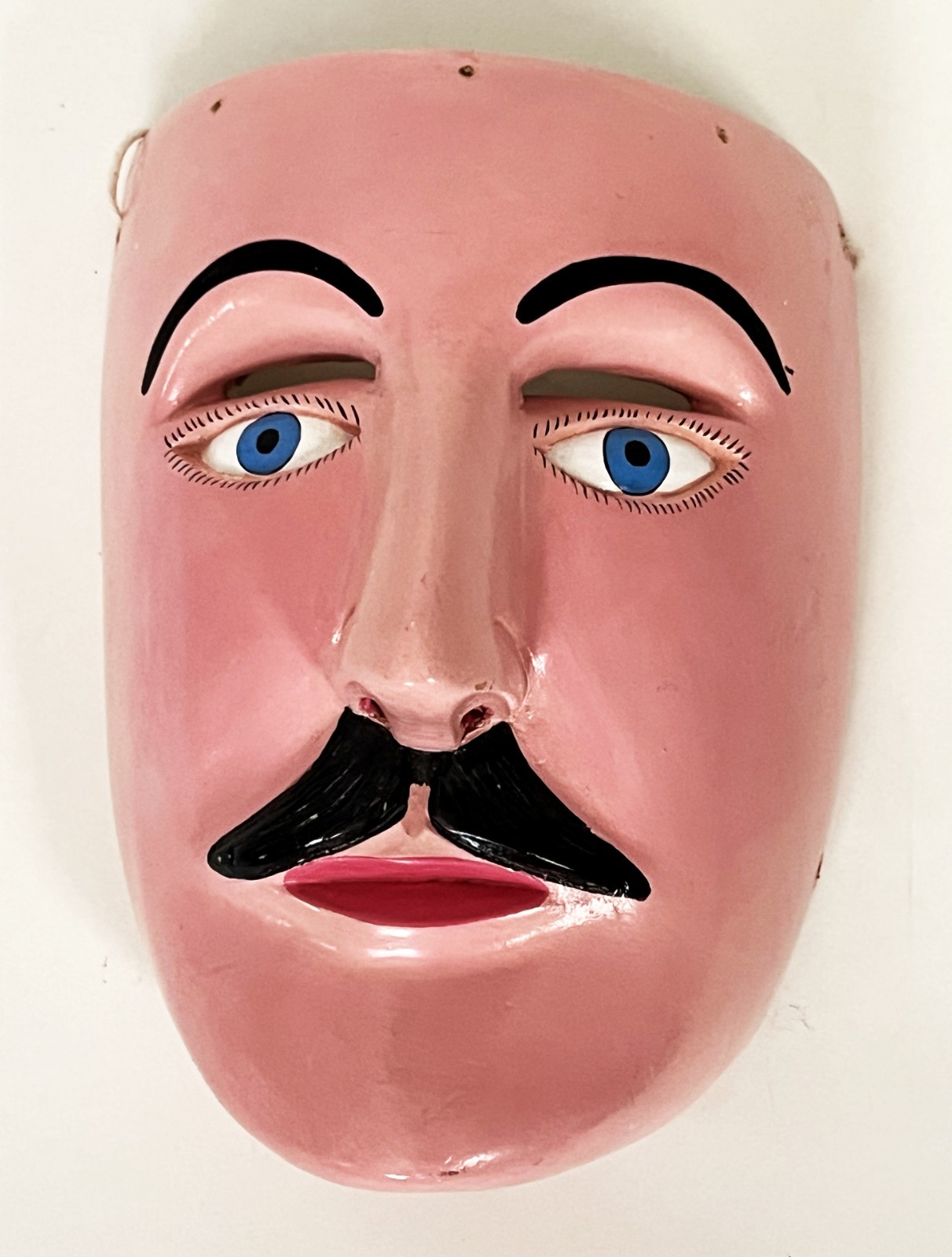 FELIPE HORTA TOCUARO MICHOACAN CURPITES WOOD DANCE MASK MEXICAN FOLK ART VIEJITO