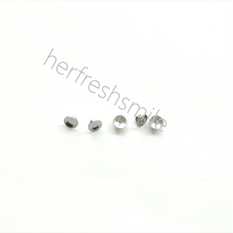 Dental Lingual Buttons Smooth Bottom Weldale Button Brackets Retainers Metal