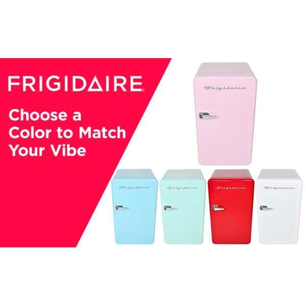 Frigidaire, 3.2 Cu. Ft. Retro Compact Refrigerator, Mint