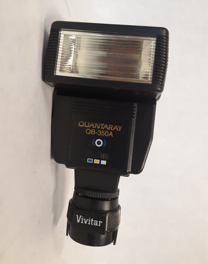 Vivitar QB-350-A Quantaray Flash Untested