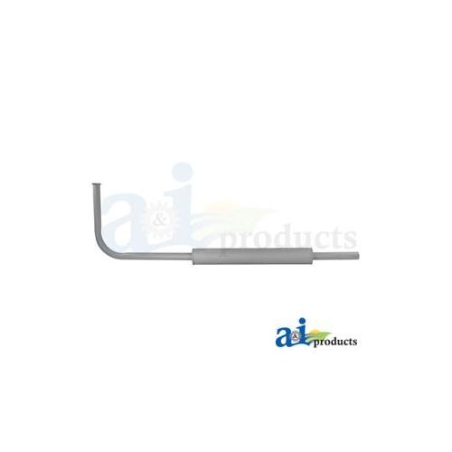 8N5230 HORIZONTAL EXHAUST MUFFLER & PIPE for FORD TRACTOR 9N 2N 8N