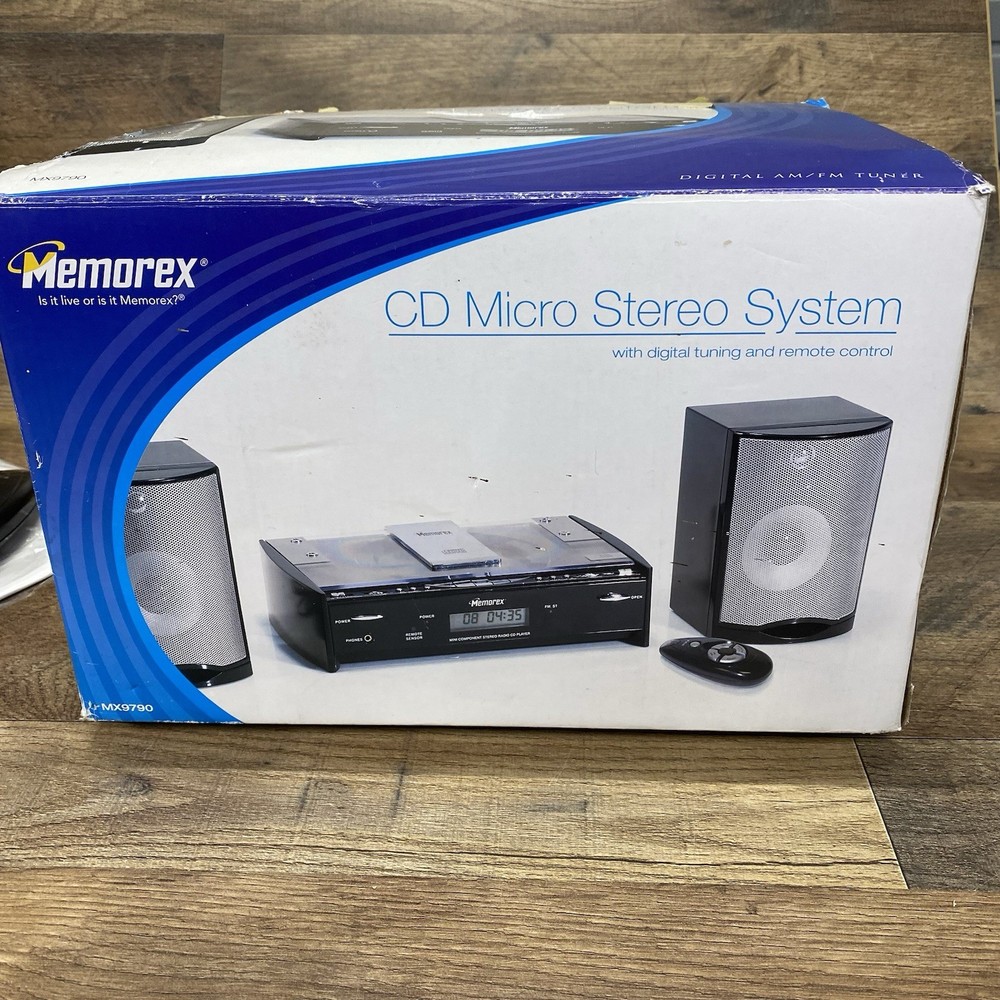 Memorex MX9790 Micro CD AM/FM Stereo System ** Read CD Error**