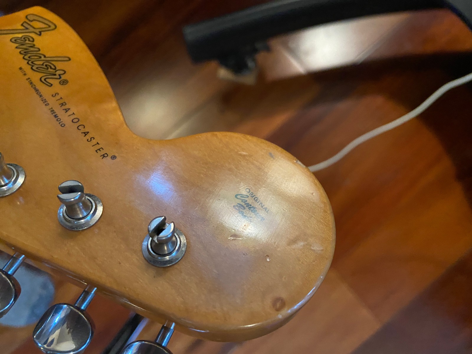 07 Fender pre Hendrix Vdoo Strat Reverse CBS Stratocaster Authentic Plate Tuners