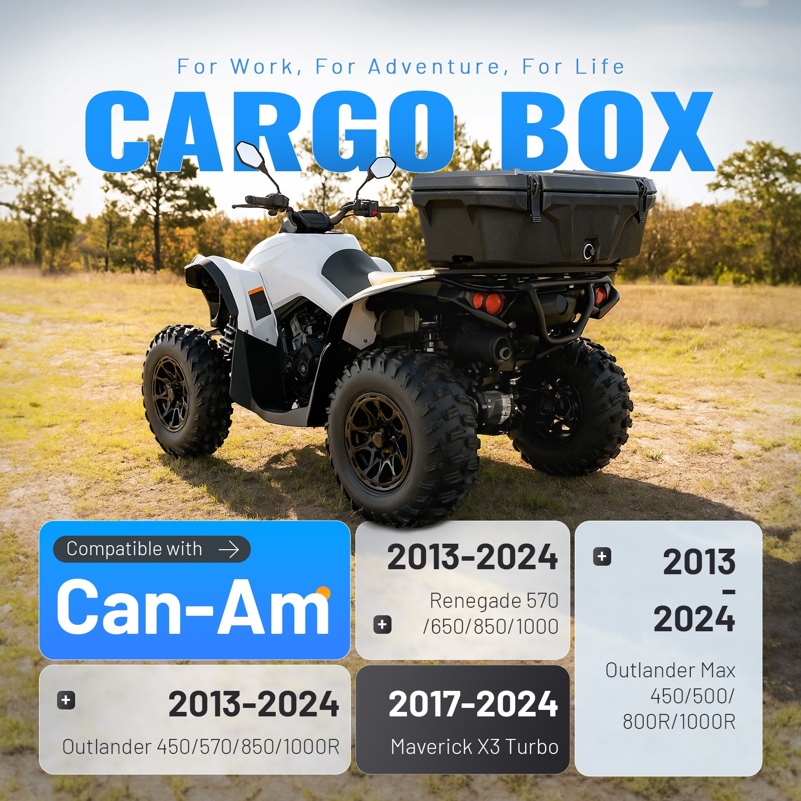 For Can-Am Renegade Outlander Maverick X3 2013-24 Storage Cooler Box #715004778