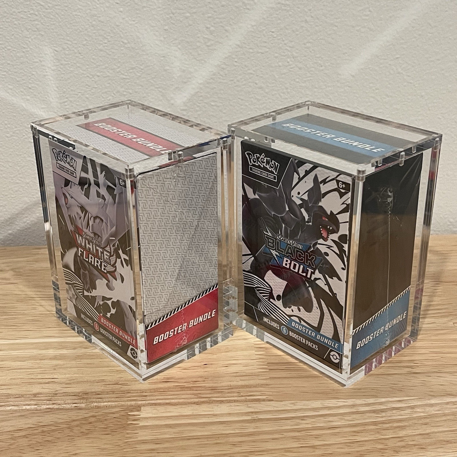 Pokemon Booster Bundle Acrylic Protective Display Case Magnetic 99% UV Rejection
