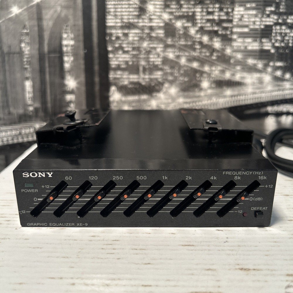Sony Graphic Equalizer XE-9 Car Stereo Component Pre Amp Japan UNTESTED AS IS
