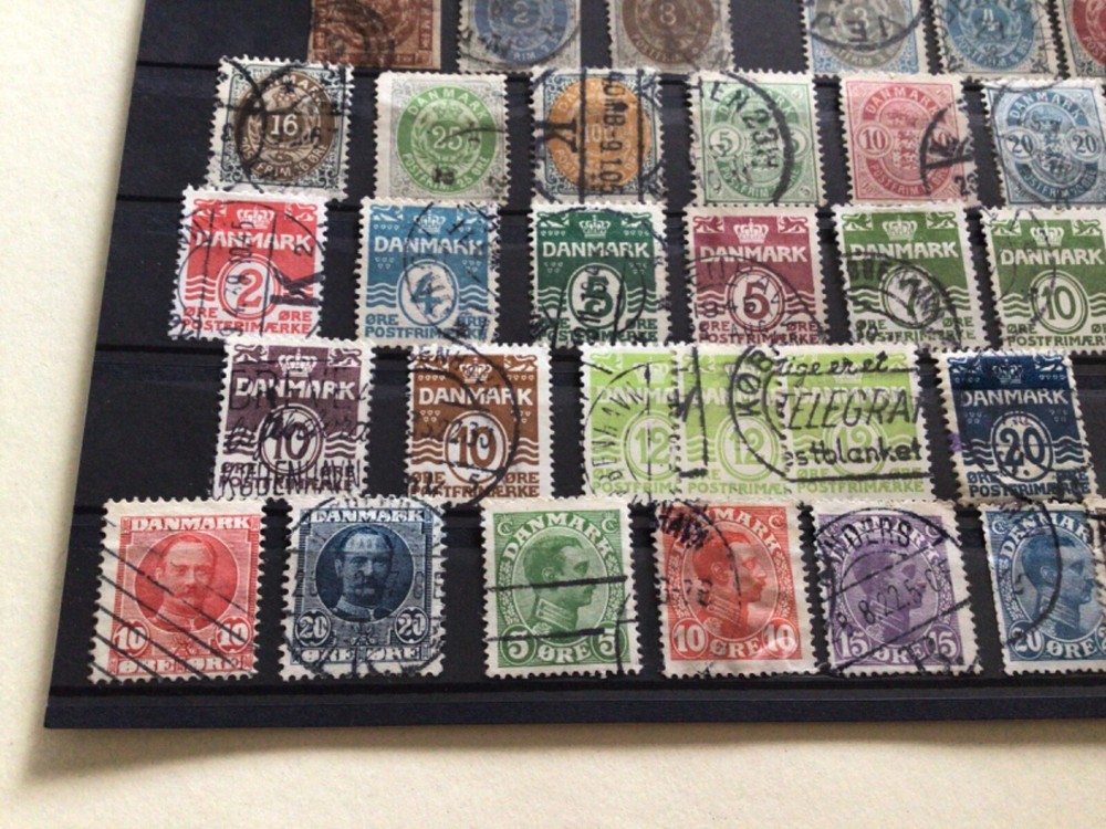 Denmark mounted mint or used stamps A15675