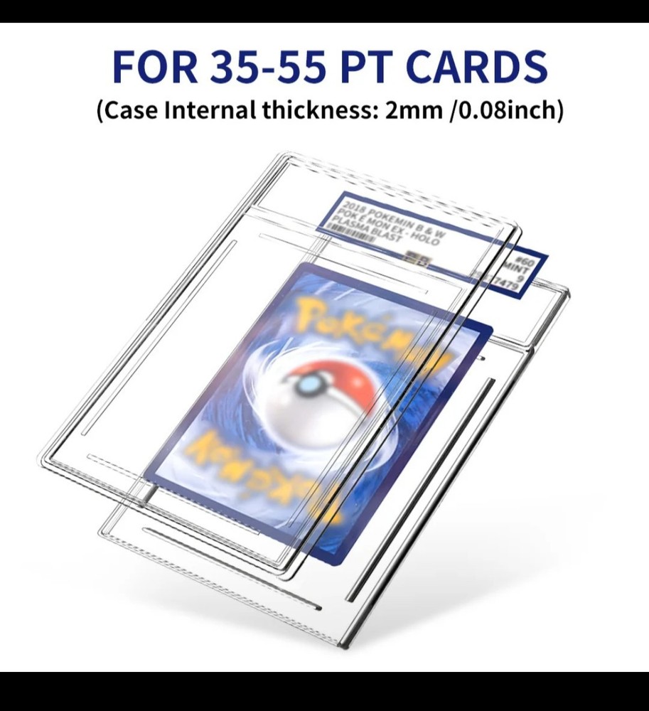 (20) EMPTY GRADED CLEAR SLABS - SNAP TITE DESIGN - NO GLUE OR WELD NEEDED