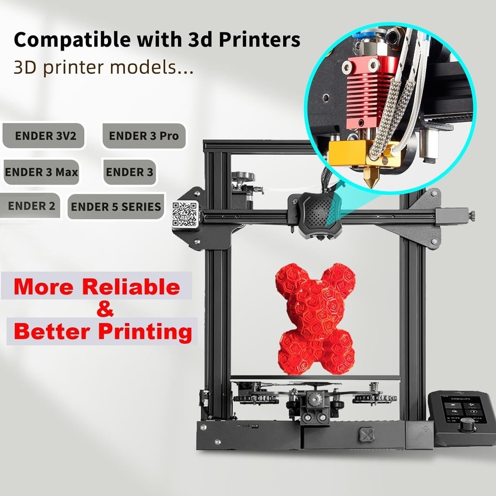 Comprehensive Ender 3 Hotend Upgrade - M3 Thermistor & Complete Accessories Set