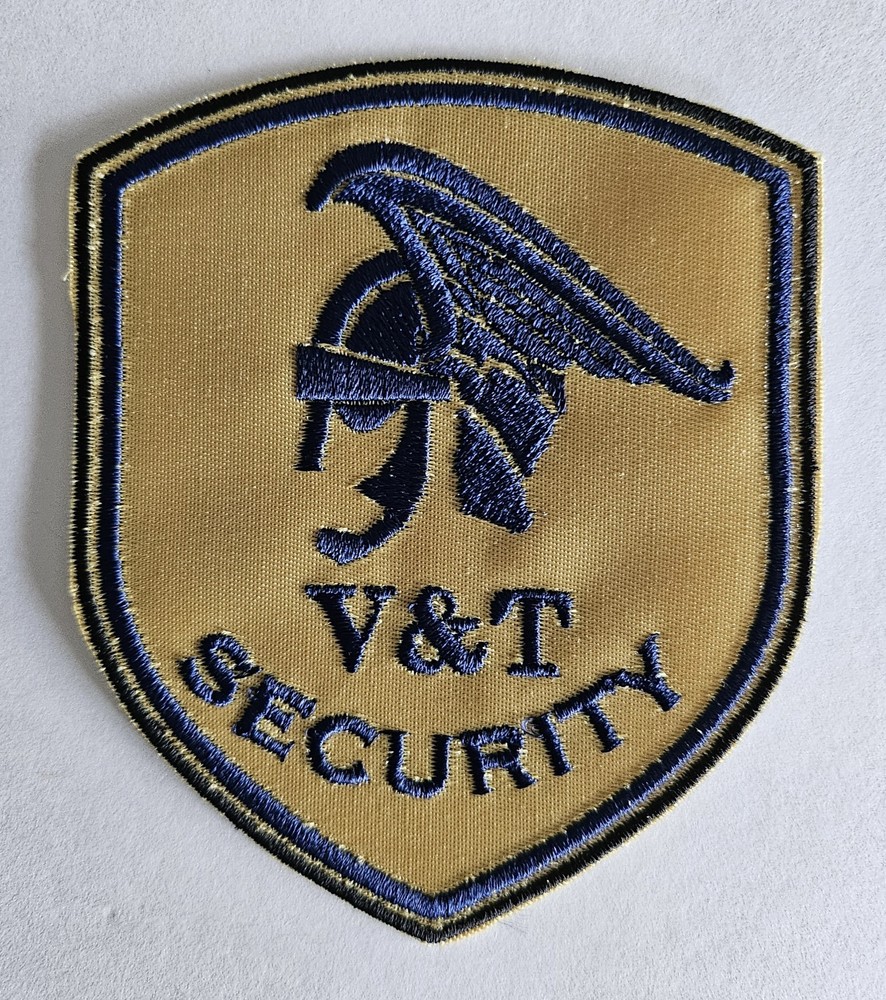 Outsiders V&T Security Guard Uniform Patch Screen Used Prop Protective Agent COA