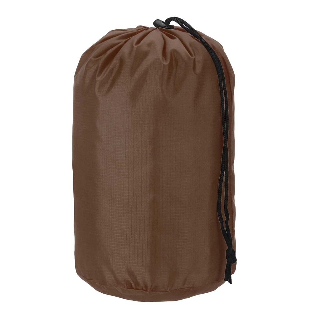 Stuff Sack, Nylon Waterproof Storage Sacks, 7x13Inch(Brown)
