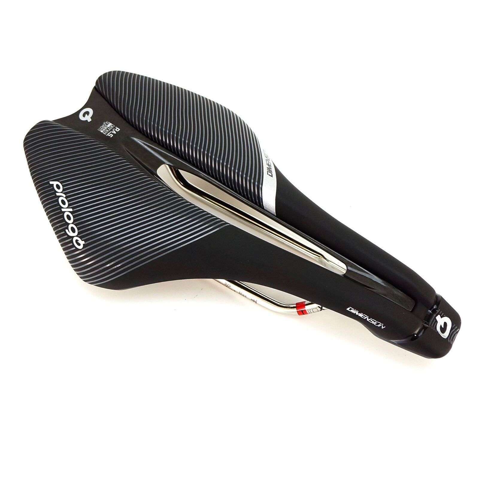 Prologo Dimension 143 T4.0/Triox/STN Rail Road Bike Triathlon Saddle Black