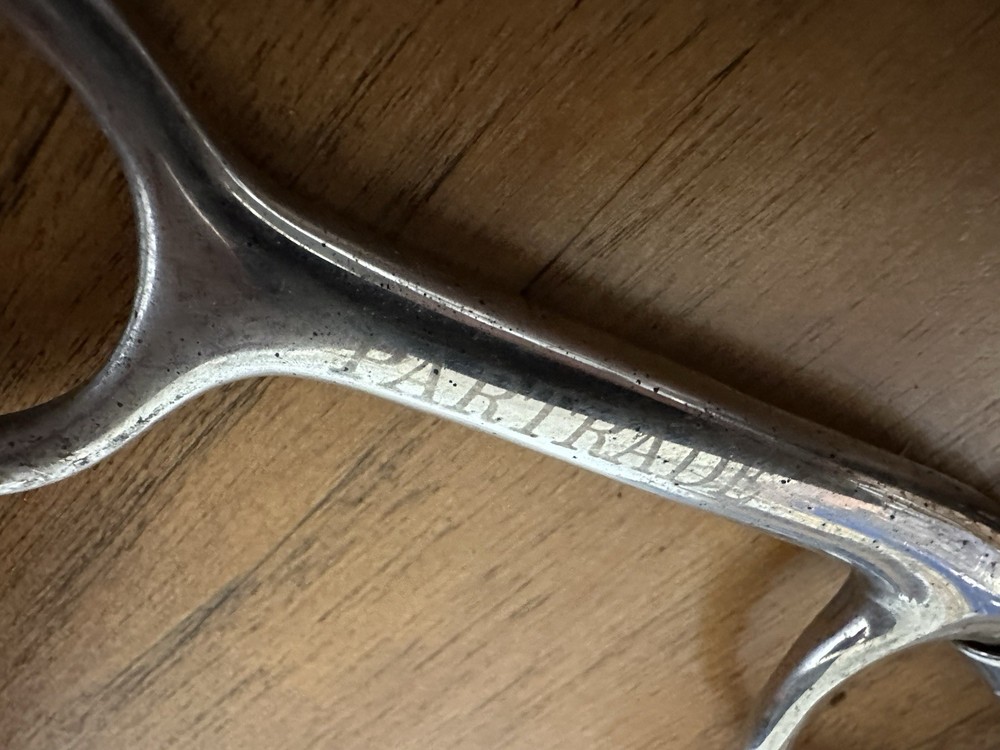 5” Partrade Metalab 3 Piece Shanked Snaffle Wester Bit