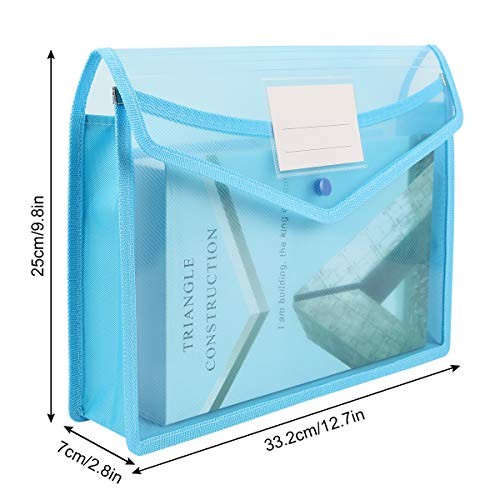 Plastic File Folder Poly Envelopes Expanding File Wallet Document Folder with