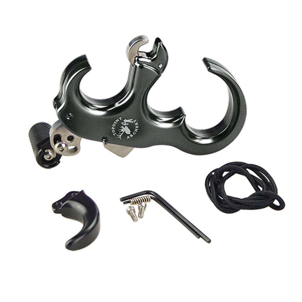 Compound Bow Release Aids 3 4 Finger CNC Thumb Trigger Caliper Archery TP420