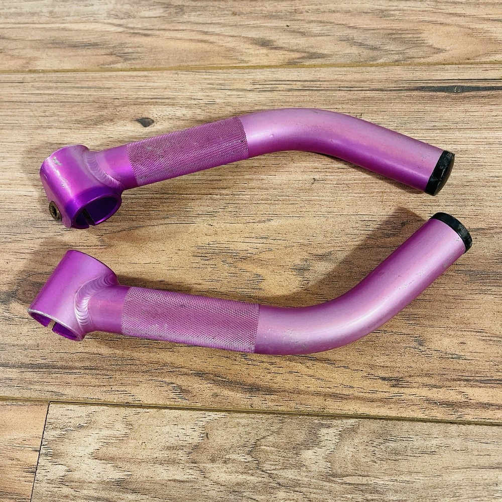 Control Tech Control Stix Purple Ano 3DV Long Bend MTB Bar Ends
