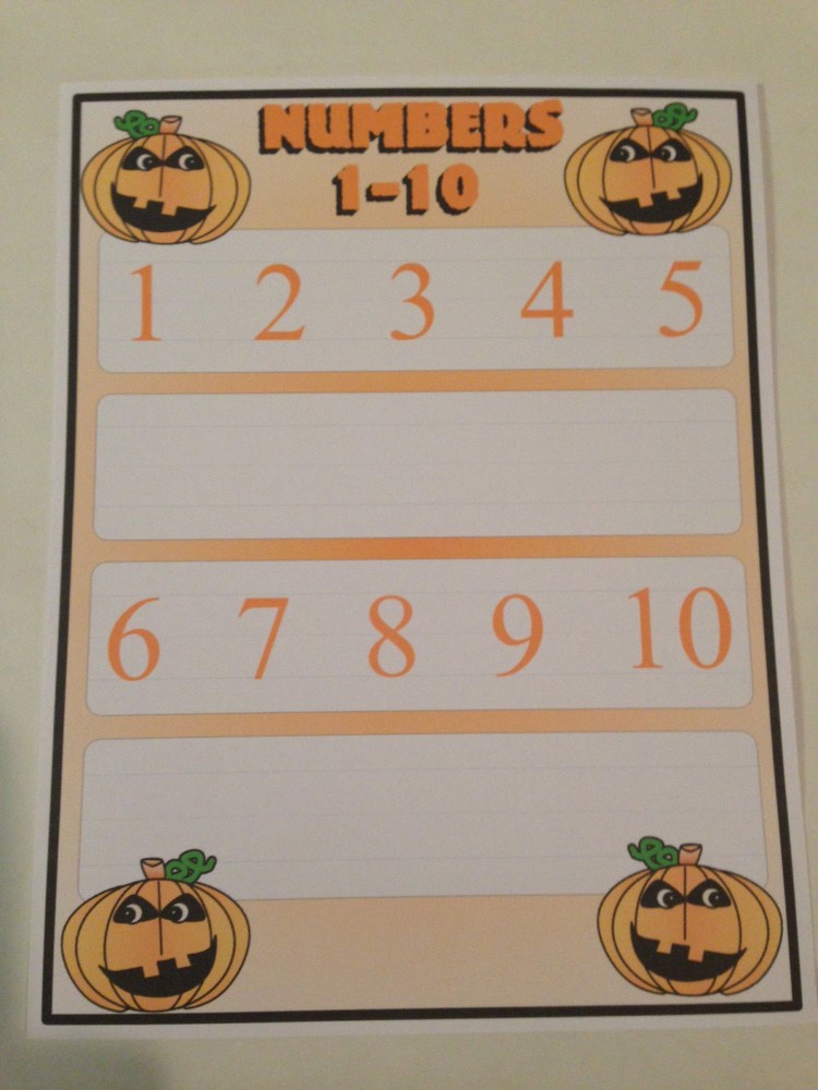 PUMPKINS -THEMED Learning Activities Package- LAMINATED - Teaching supplies