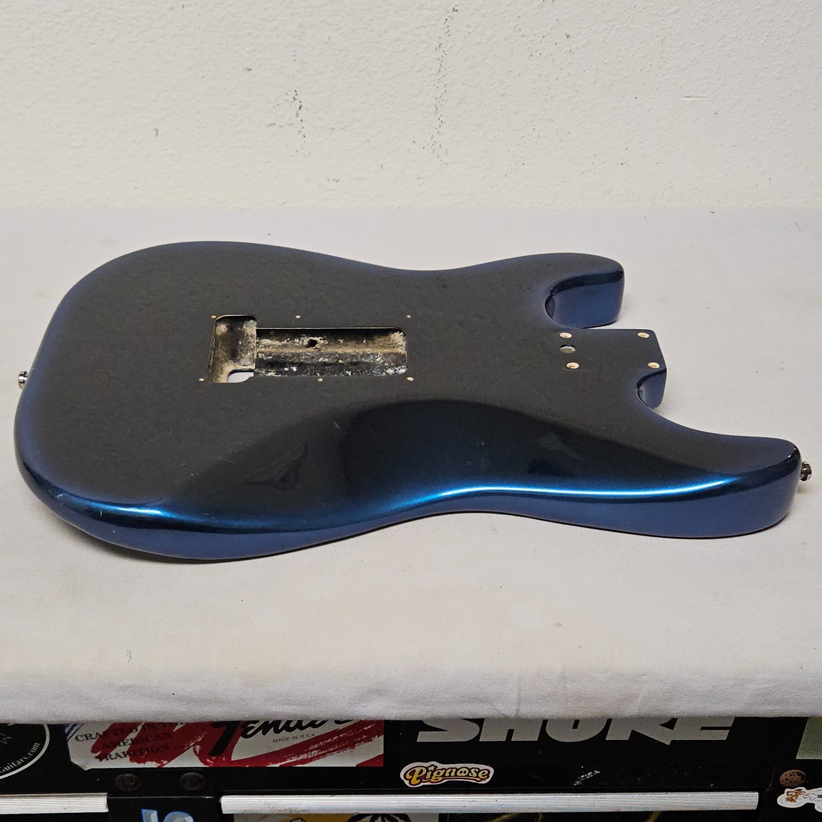 1993 Fender USA Strat Plus Body Blue Pearl Burst - American Electric Guitar 90s