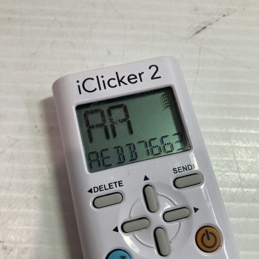 iClicker 2 Student Remote Clicker White