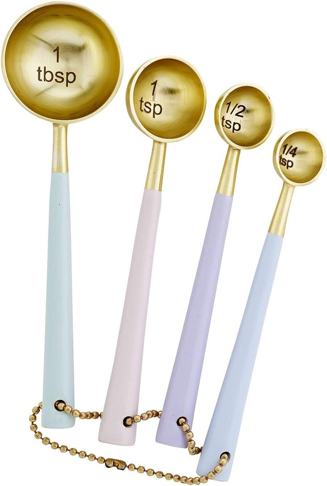 4-Piece Pastel Measuring Spoon Set
