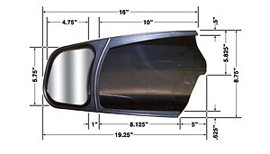 Towing Mirror CIPA-USA 11300
