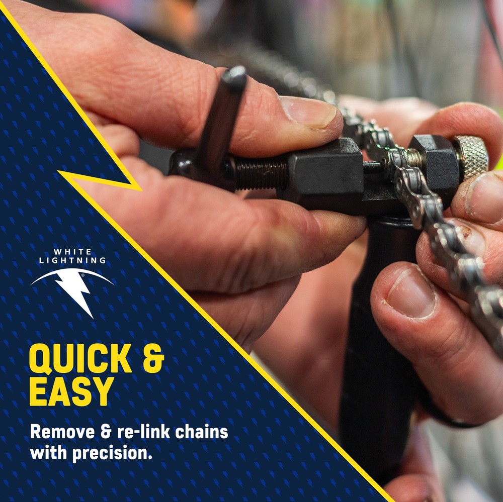 Professional White Lightning Chain Breaker Tool Cycling Essential