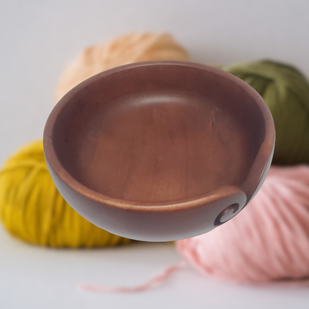 Loops & Threads Dark Mango Wood Bowl - Large