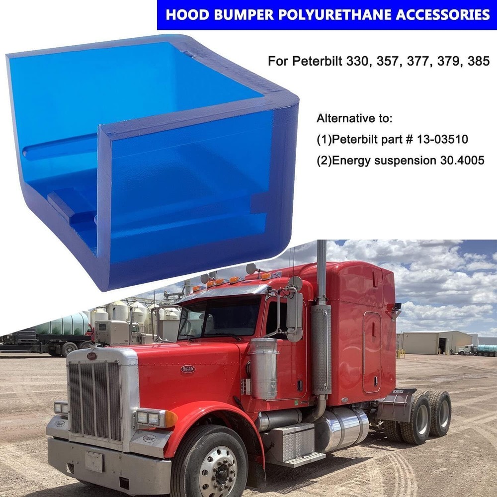 2PCS Hood Bumpers Bushing Polyurethane for Peterbilt 330, 357, 377, 379, 385