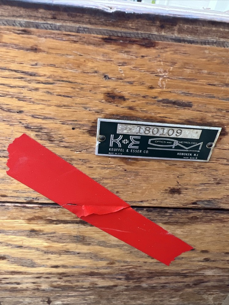 Keuffel & Esser Single Axis Autocollimator Optical Alignment Scope 180109