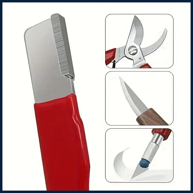 Professional Kitchen Knife Sharpener - Tungsten & Diamond Ceramic Sharpening