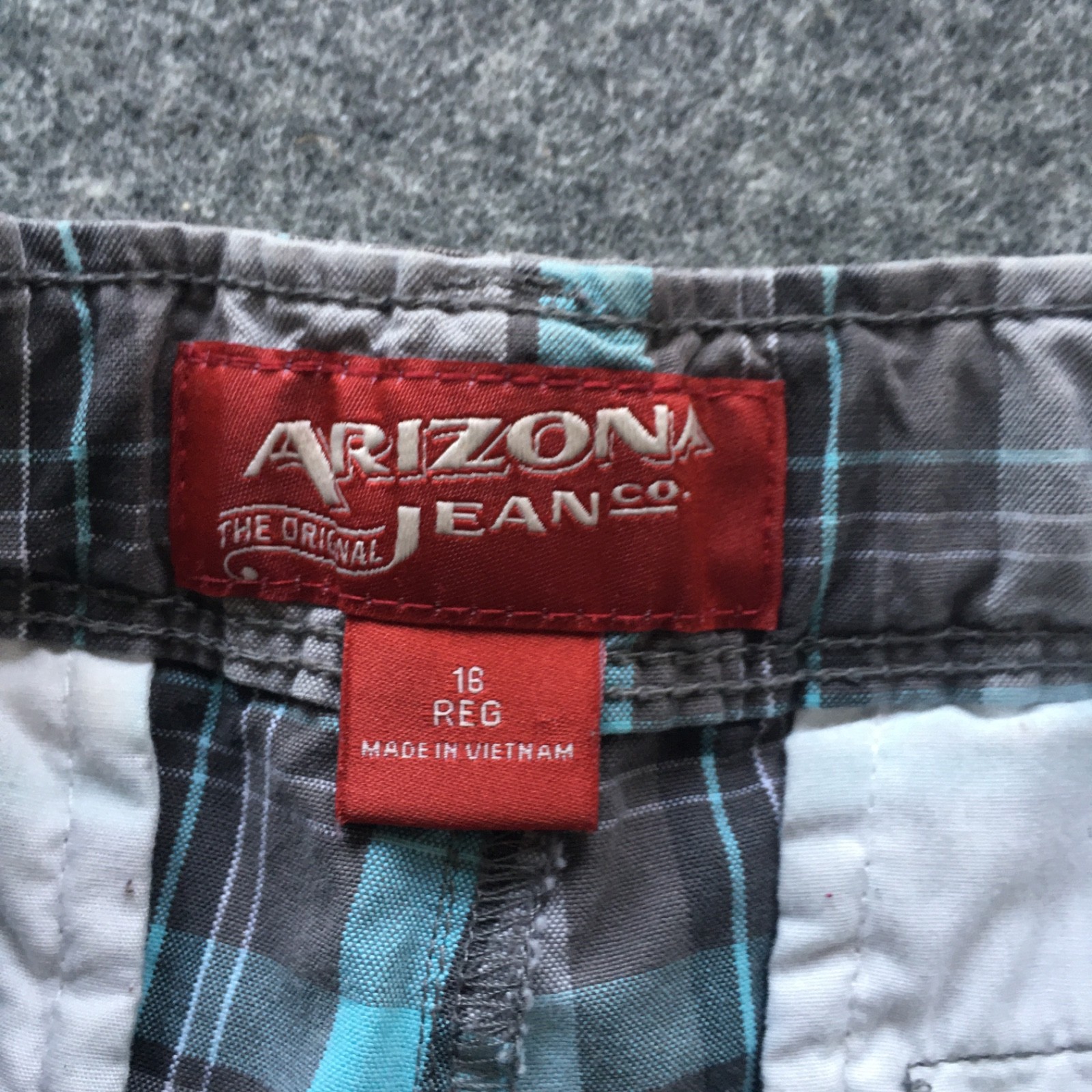 Boy Size 16 Clothing Lot 3x Shorts Summer Khaki Plaid Cargo Outdoor Preppy