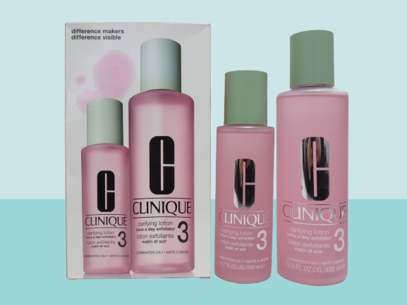 CLINIQUE CLARIFYING LOTION DIFFERENCE MAKERS 2PCS GIFT SET NWB