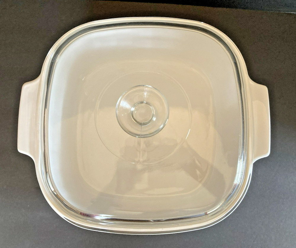 VTGCorning Ware Shadow Iris 5L Casserole Dish A-5-B w/ Pyrex Lid A-12-C EUC